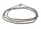 The Bead Chest Silver 1.5mm Tube Beads, Full Strand of Quality Metal Spacers for DIY Jewelry Design